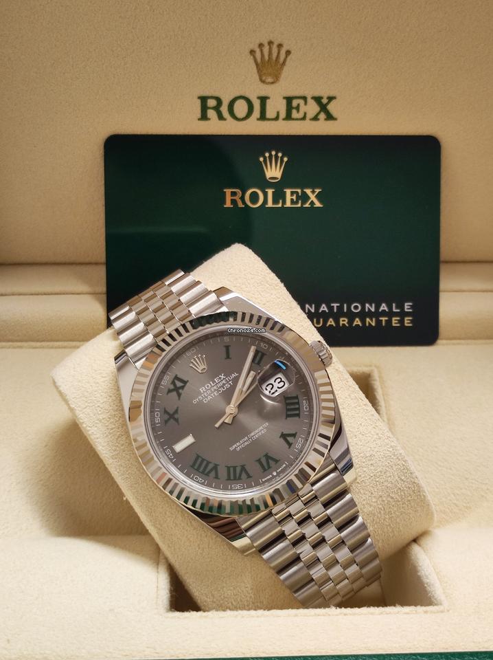 Rolex Oyster Perpetual Datejust 41 – Slate "Wimbledon"