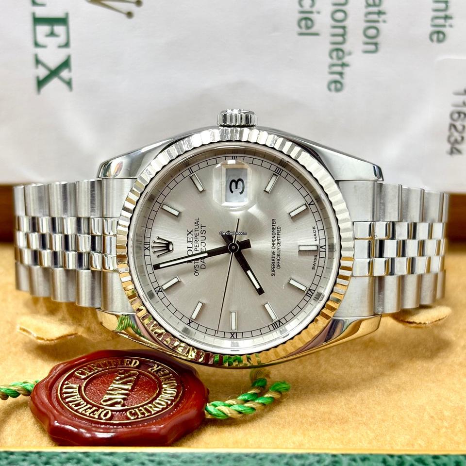 Rolex Oyster Perpetual Datejust 36 – Silver Dial