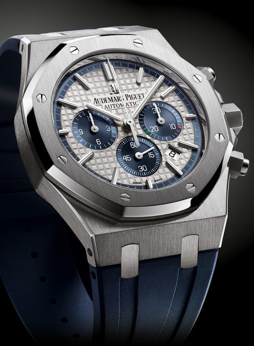 Audemars Piguet Royal Oak Offshore Chronograph – Steel, White/Silver Dial & Blue