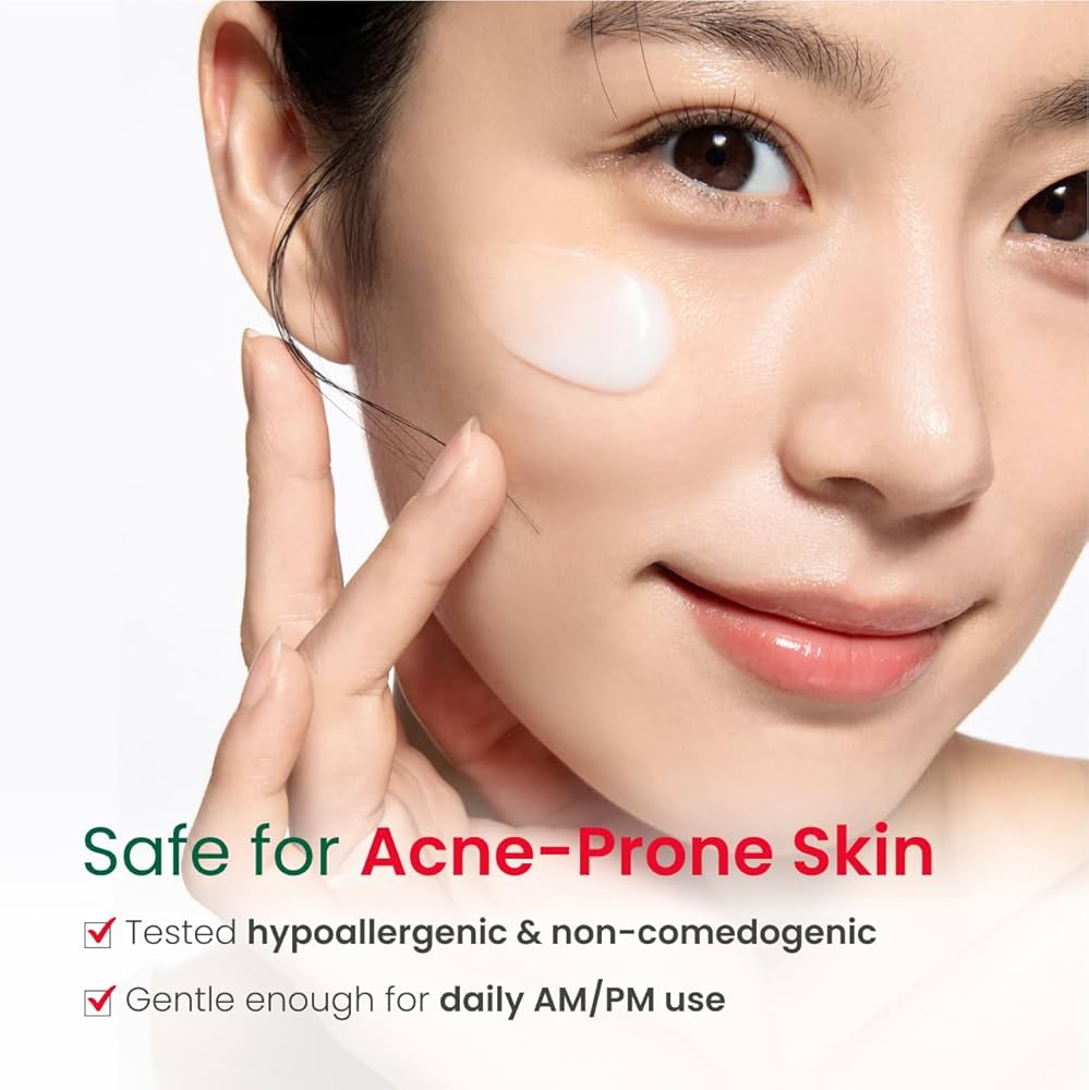 Dr. G R.E.D. Blemish Clear Soothing Cream - Calming Korean Moisturizer for Redness - Soothes Acne & Irritation - With Centella Asiatica - Long-Lasting Hydration - 2.36 fl oz