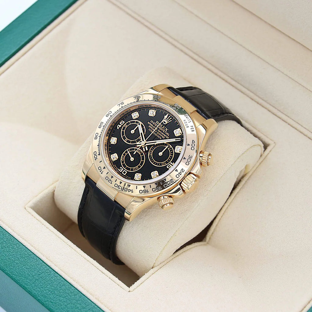 Rolex Cosmograph Daytona – Black Dial on Oysterflex