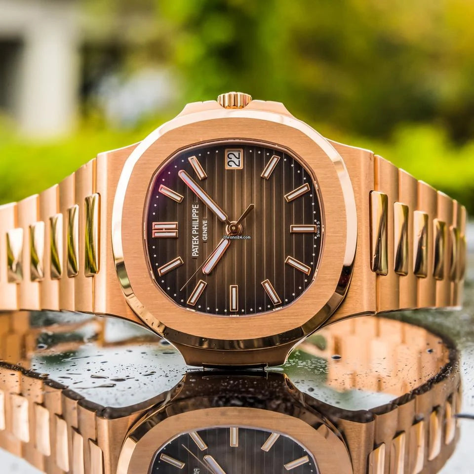 Luxirl Nautilus – Full Rose Gold Brown Dial