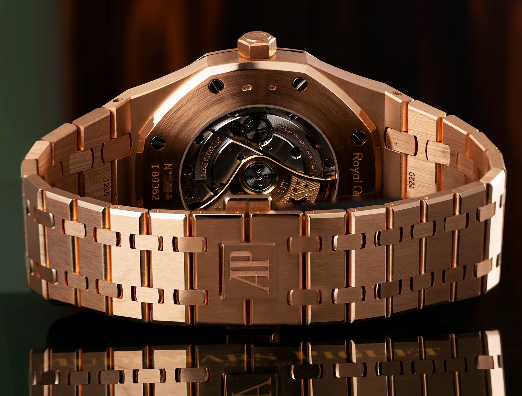 Audemars Piguet Royal Oak Selfwinding – 18K Pink Gold & Grey/Black Dial