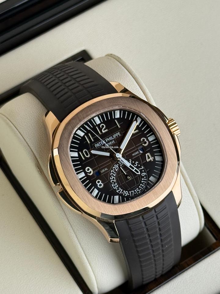 Patek Philippe Aquanaut Chronograph – Full Rose Gold Brown Dial