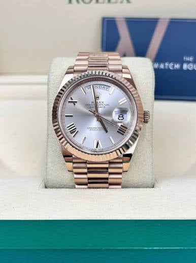 Rolex Oyster Perpetual Day-Date 40 – Sundust Dial with Roman Numerals