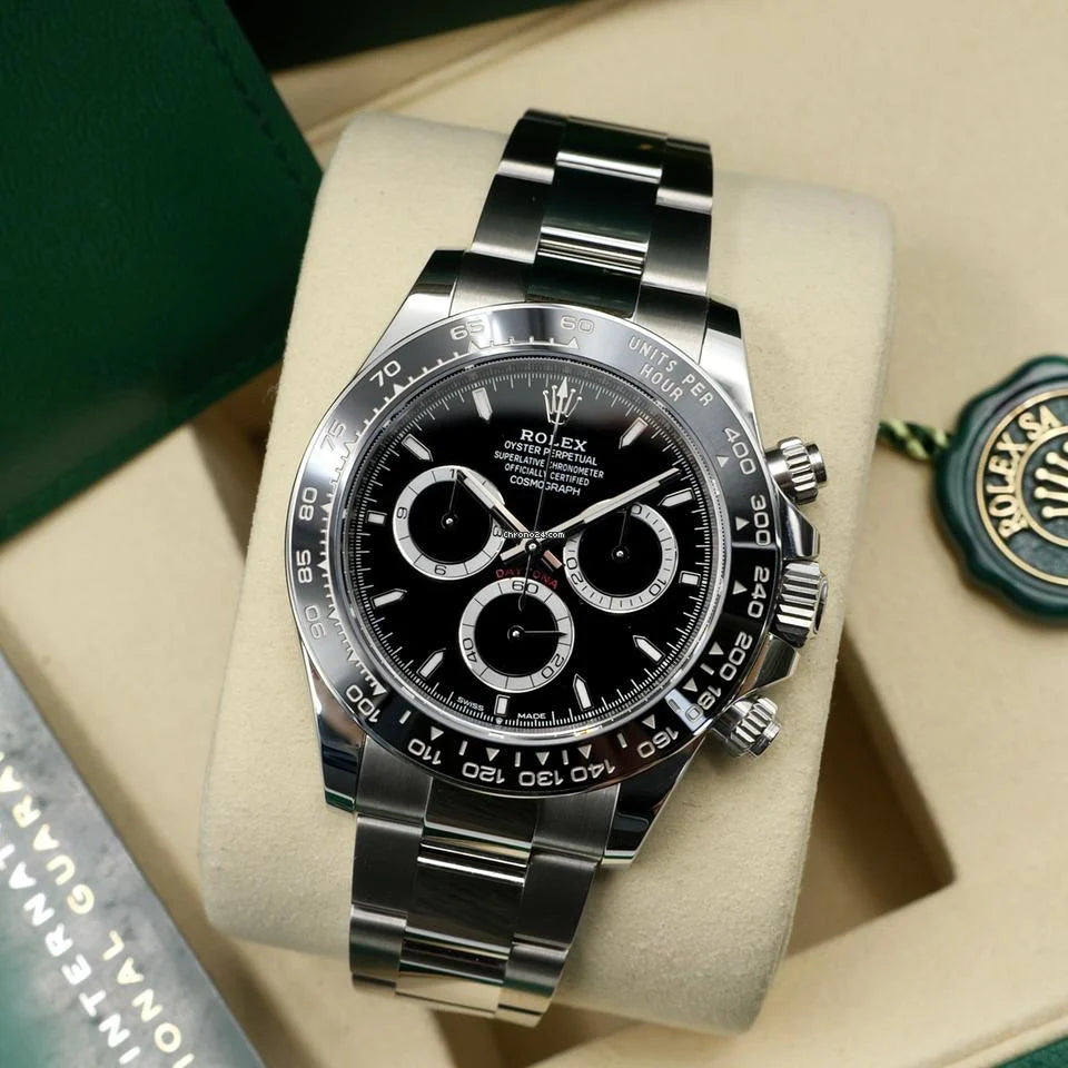 Rolex Cosmograph Daytona – Black Dial “Reverse Panda”