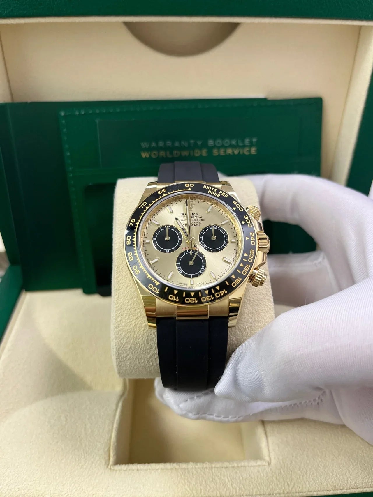 Rolex Cosmograph Daytona – Black Dial on Oysterflex