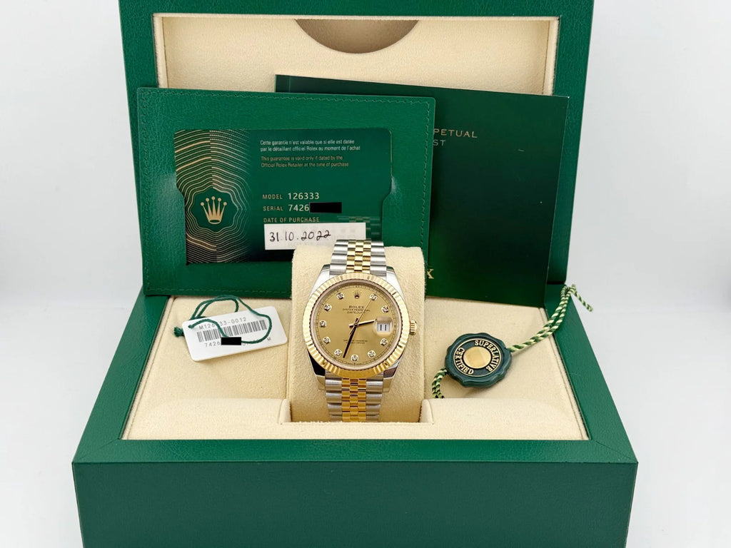 Rolex Oyster Perpetual Datejust 41 – Champagne Dial