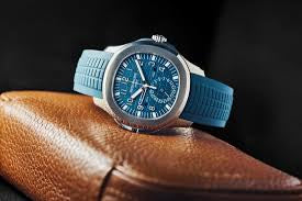 Patek Philippe Aquanaut Travel Time – White Gold Blue-Gray Dial