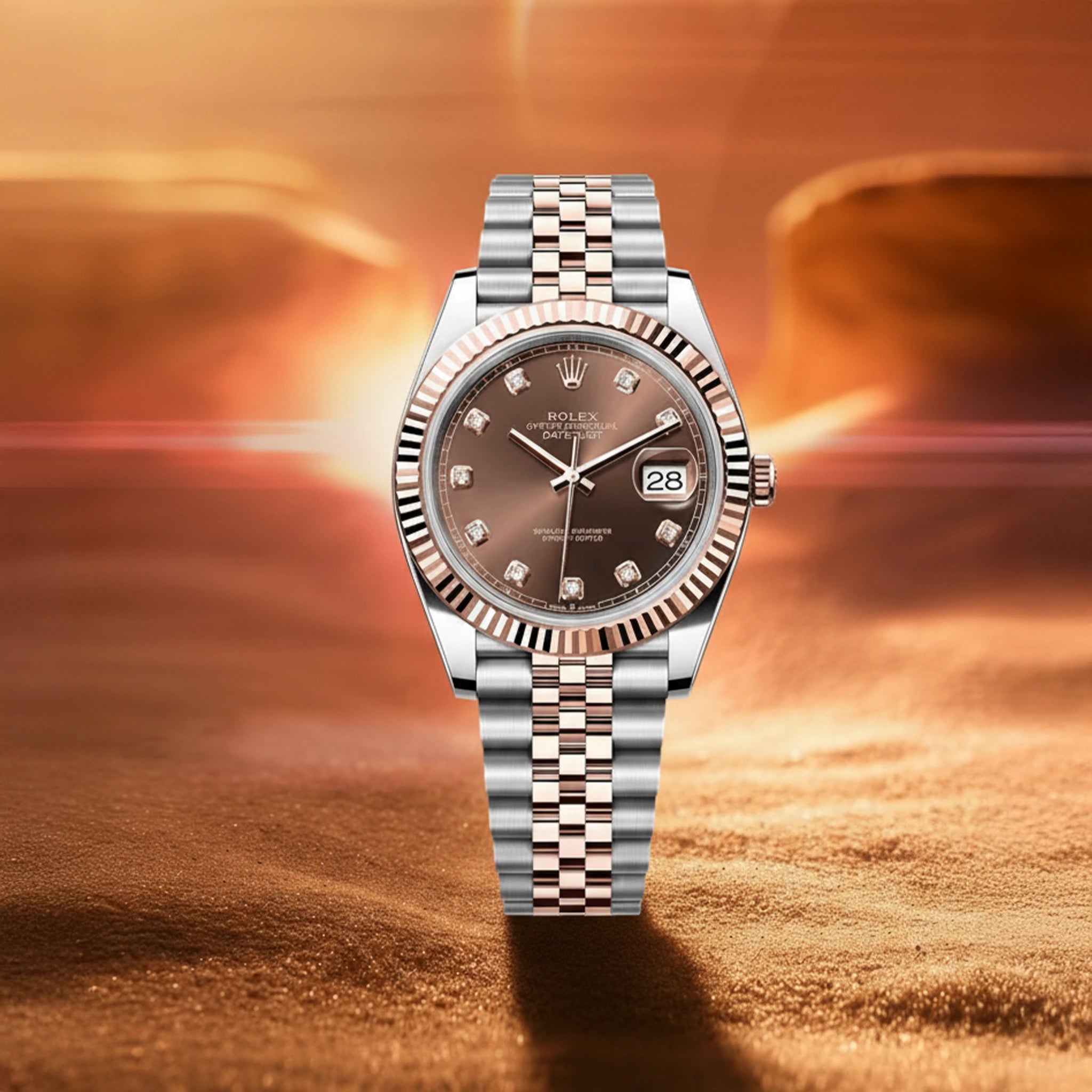 Rolex Oyster Perpetual Datejust 41 – Brown Diamond Dial