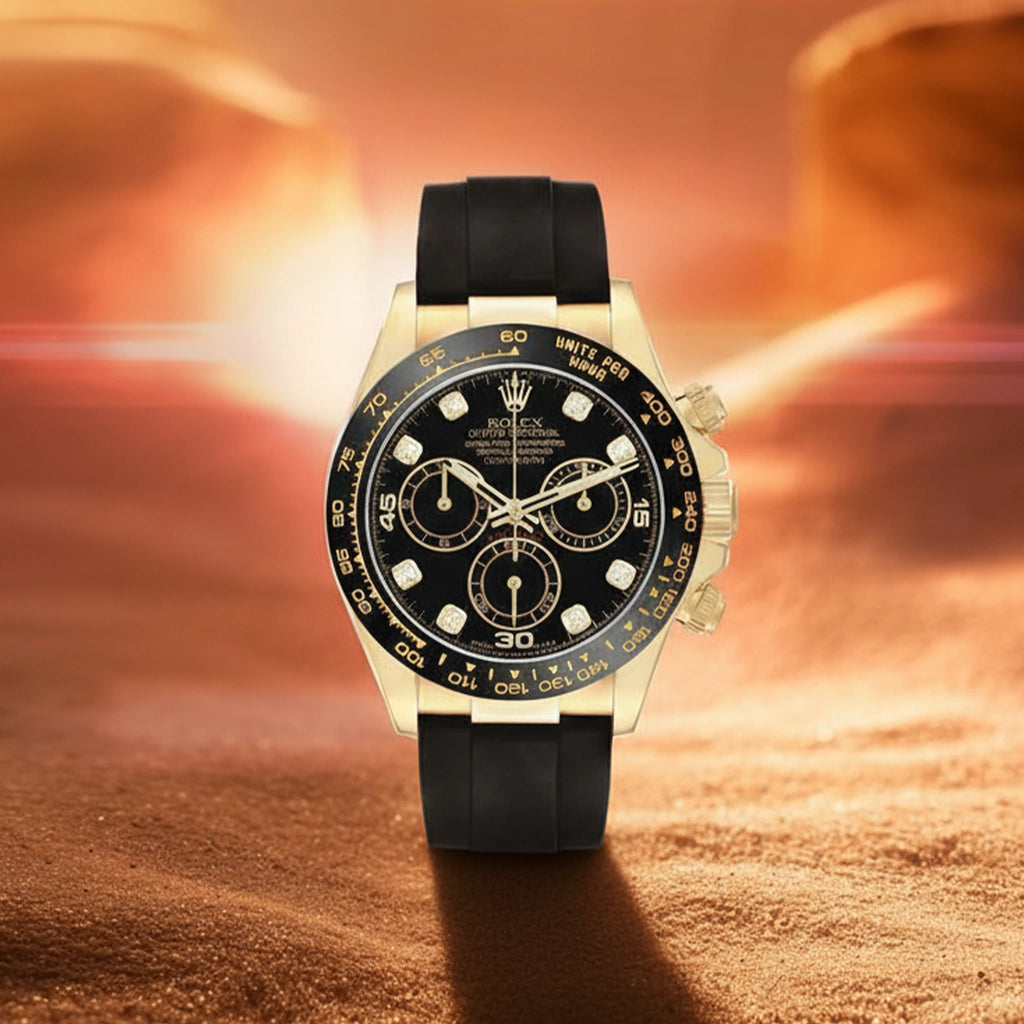 Rolex Cosmograph Daytona – Black Dial on Oysterflex