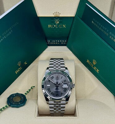 Rolex Oyster Perpetual Datejust 41 – Slate "Wimbledon"