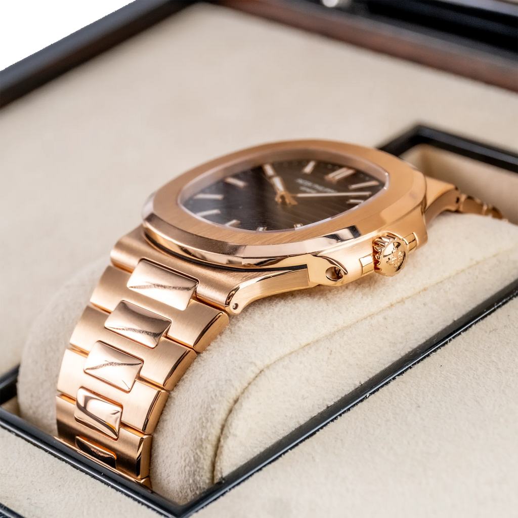 Luxirl Nautilus – Full Rose Gold Brown Dial
