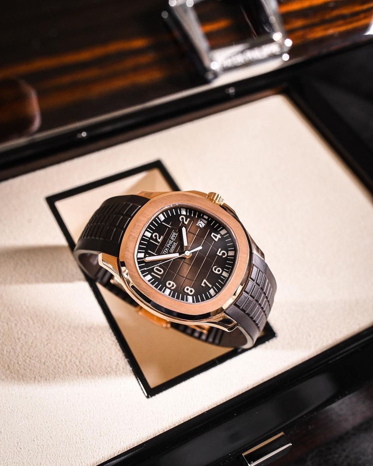Patek Philippe Aquanaut – Full Rose Gold Brown Dial