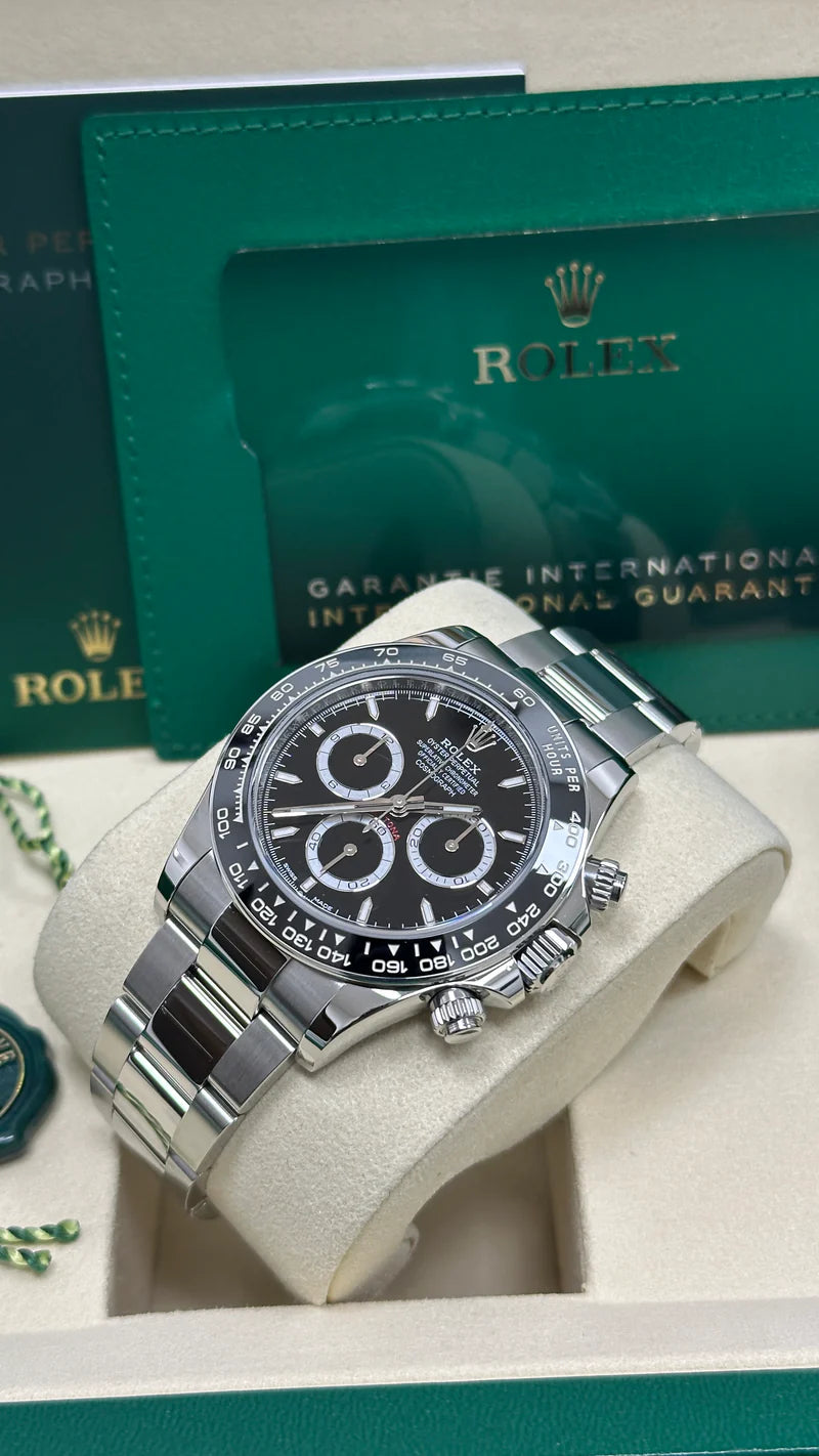 Rolex Cosmograph Daytona – Black Dial “Reverse Panda”