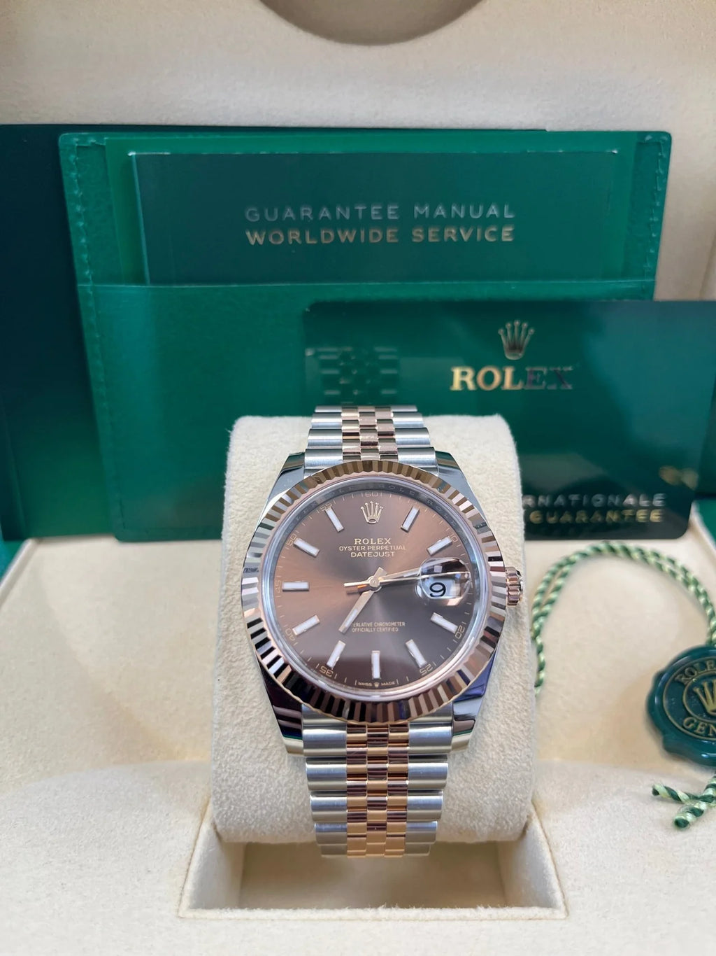 Rolex Oyster Perpetual Datejust 41 – Brown Diamond Dial