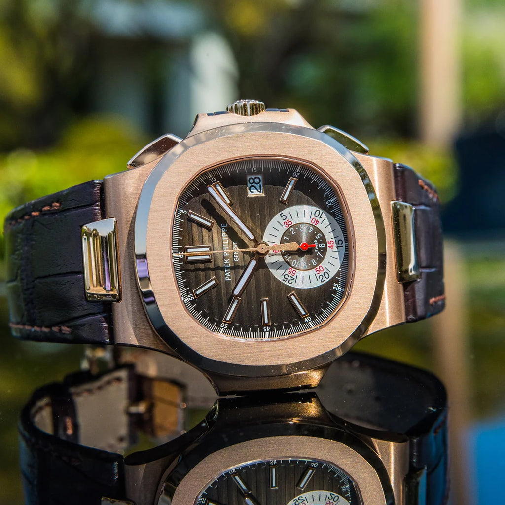 Luxirl Nautilus Chronograph – Rose Gold Strap