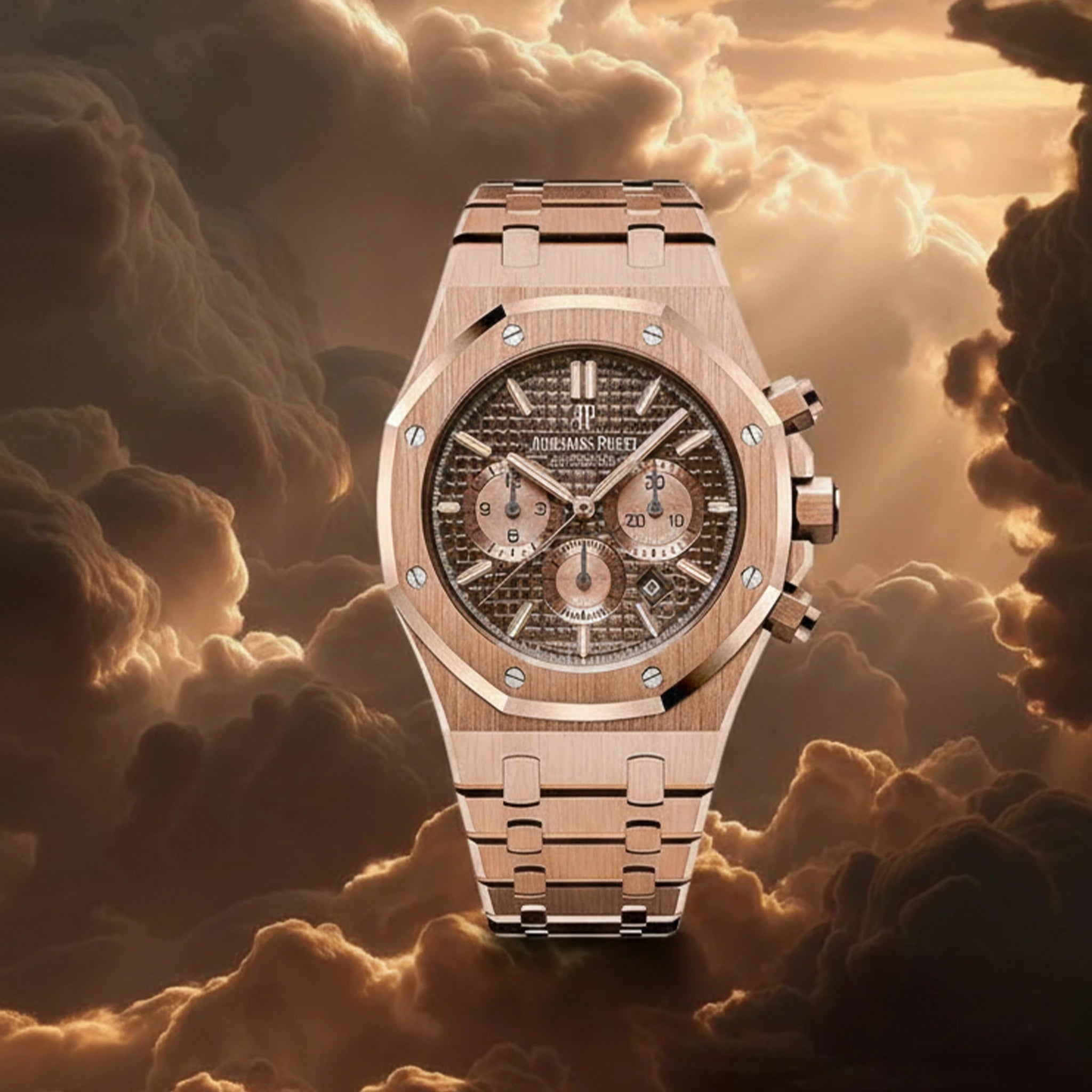 Audemars Piguet Royal Oak Chronograph – Full Rose Gold Brown Dial