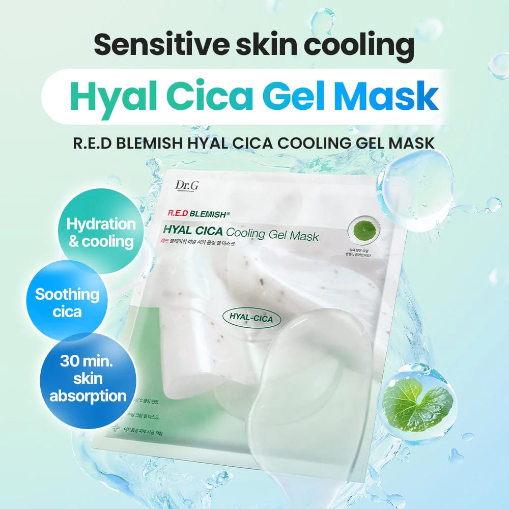 DR.G R.E.D BLEMISH COOL SOOTHING TROUBLE GEL MASK