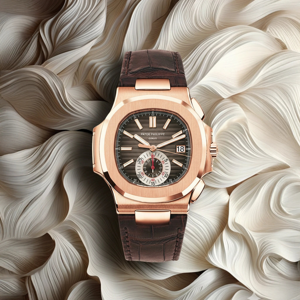 Luxirl Nautilus Chronograph – Rose Gold Strap