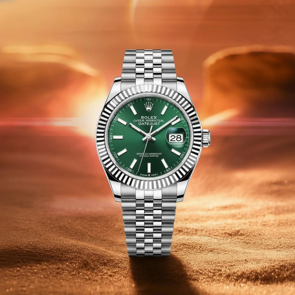 Datejust 41 – Green Dial on Jubilee