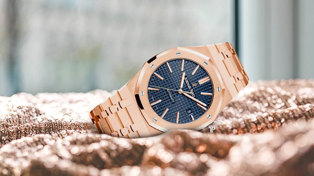 Audemars Piguet Royal Oak Selfwinding – 18K Pink Gold & Blue Dial
