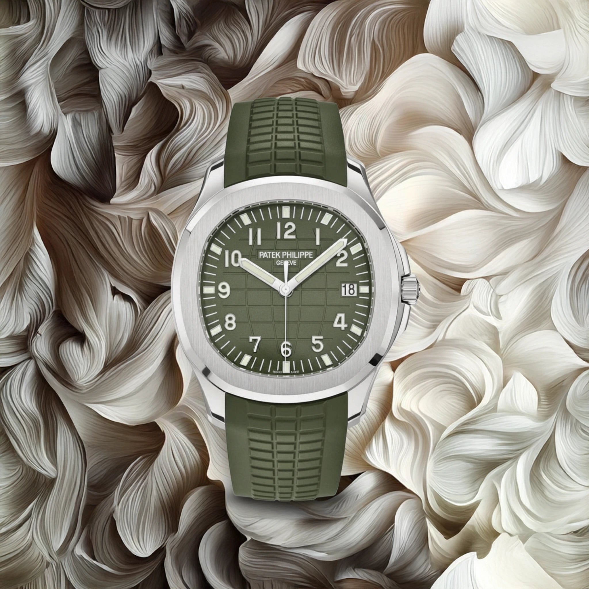Patek Philippe Aquanaut – Khaki Green Dial
