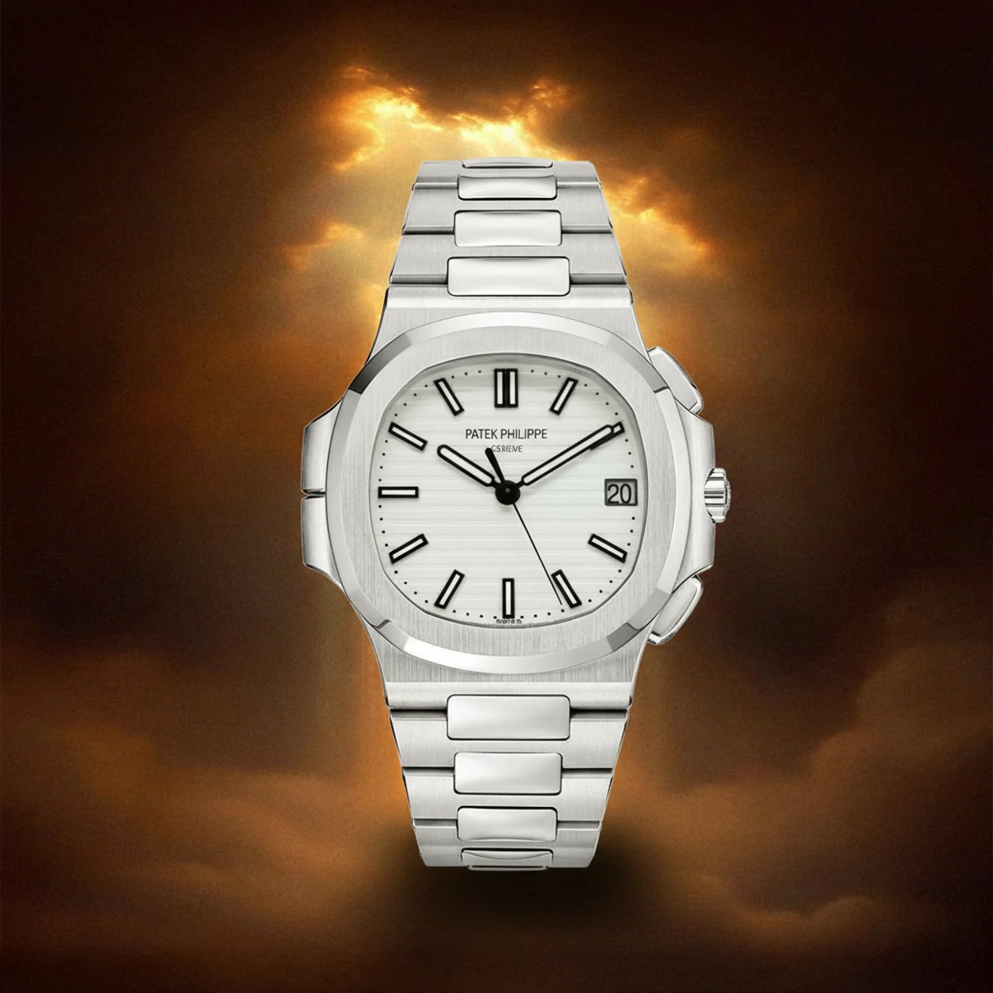 Patek Philippe Annual Calendar Chronograph – Steel White Dial