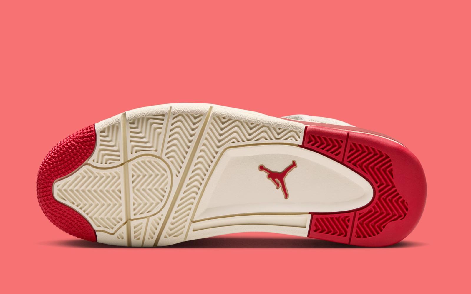 AIR Jordon 4 white & red valentine