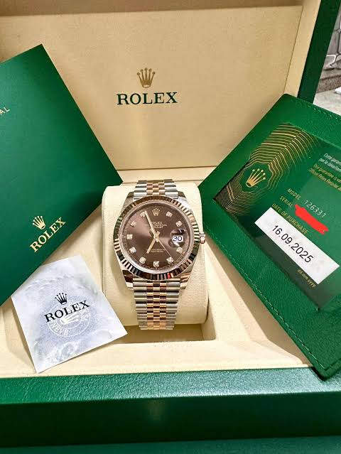 Rolex Oyster Perpetual Datejust 41 – Brown Diamond Dial