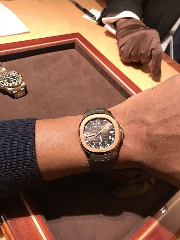 Patek Philippe Aquanaut – Full Rose Gold Brown Dial