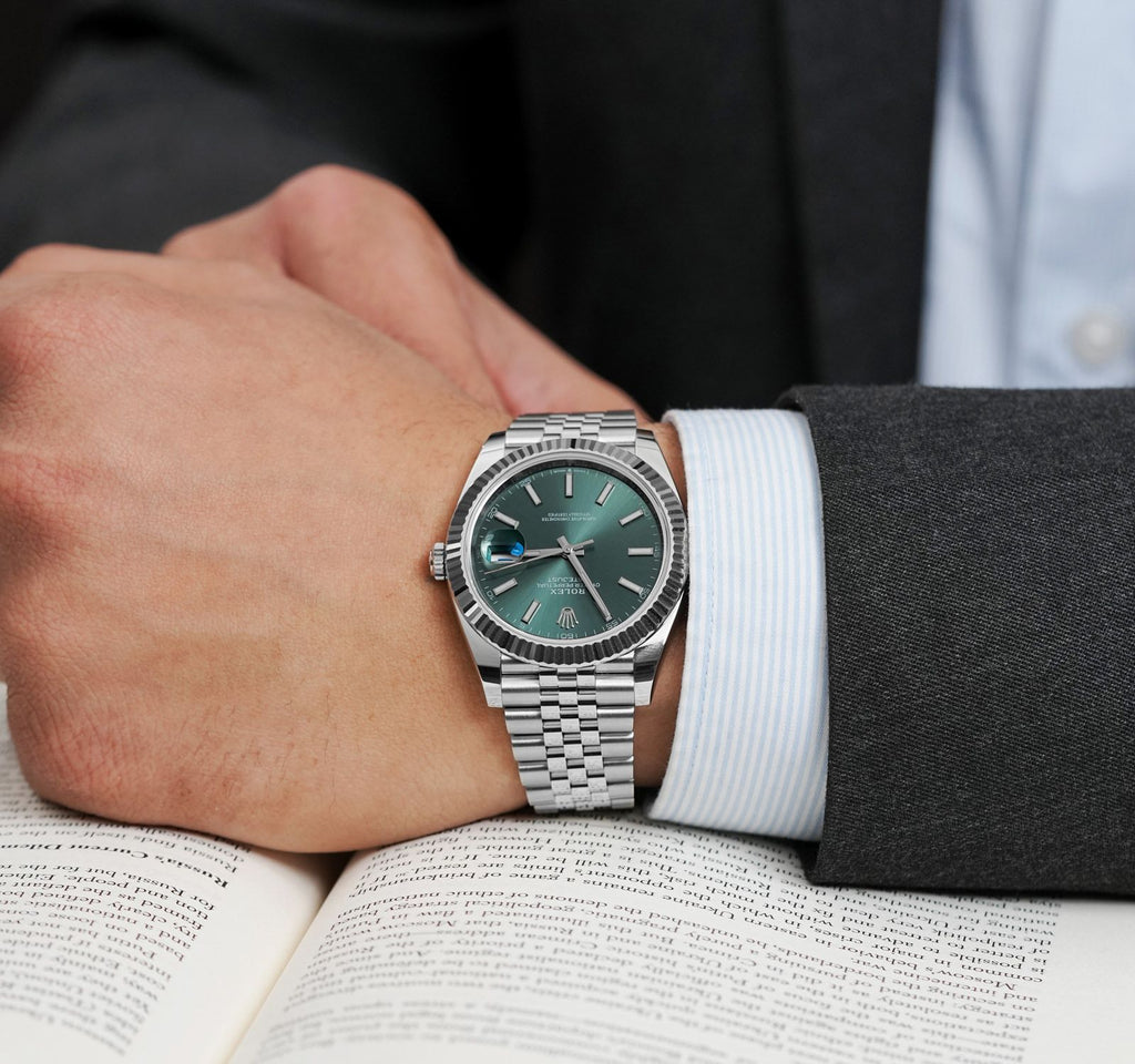 Datejust 41 – Green Dial on Jubilee
