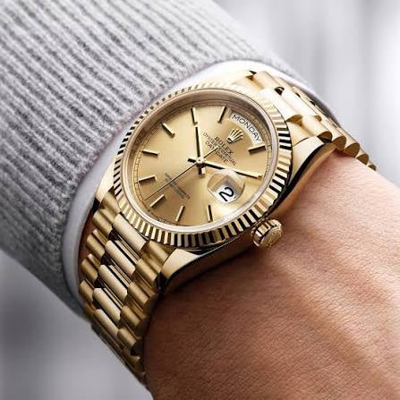 Rolex Oyster Perpetual Day-Date 40 Monochromatic Gold Dial