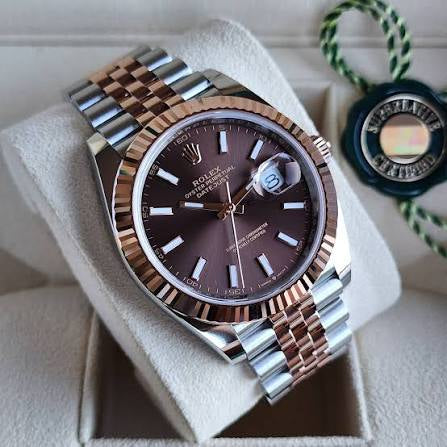 Rolex Oyster Perpetual Datejust 41 – Brown Diamond Dial