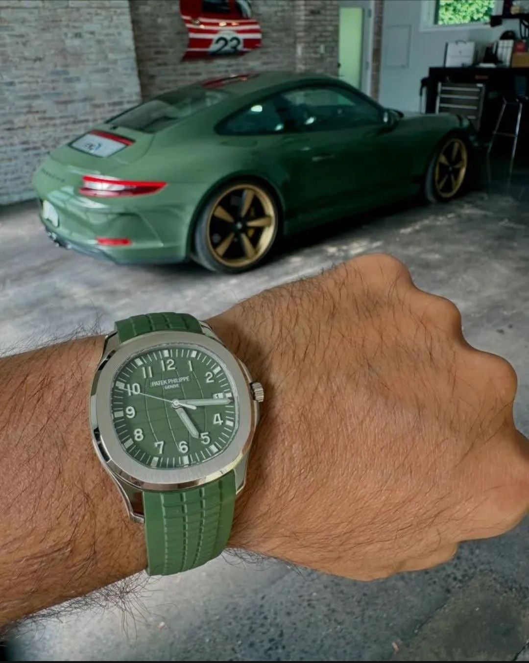 Patek Philippe Aquanaut – Khaki Green Dial