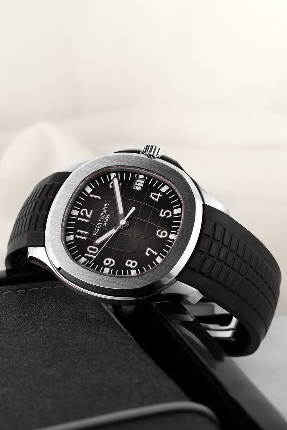 Patek Philippe Aquanaut – Black Dial on Strap